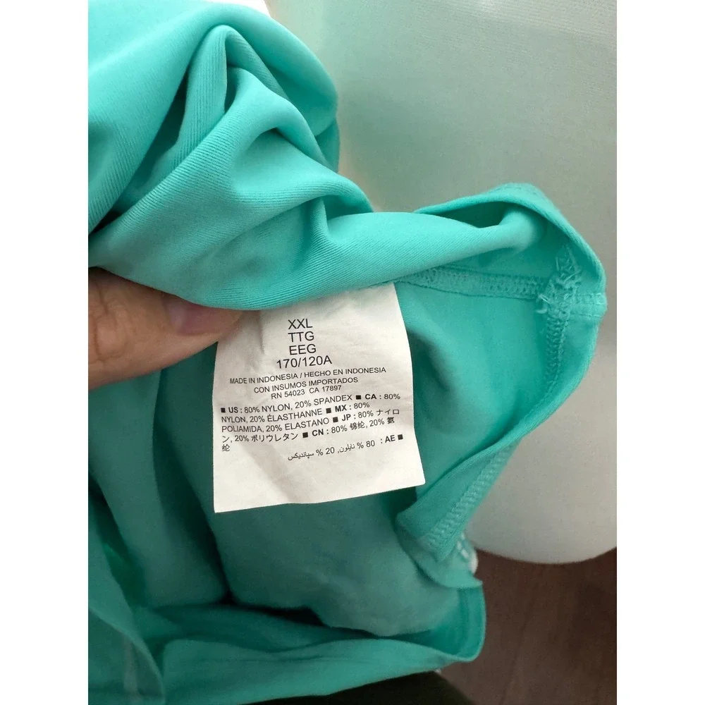 Old Navy XXL Swim‎ Rashguard Top Bundle – Turquoise & Black Mixed Print
